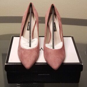 Nine West Flax Suede Pump Size 10